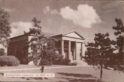 Woodward Library Le Roy, NY Postcard Postcard Postcard