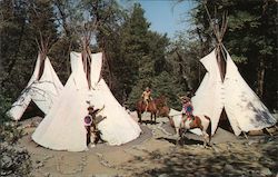 Indian Village, Forest Home Christian Conference Center Postcard