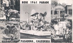 Rose Parade, Santa's Village, Knott's Berry Farm Postcard