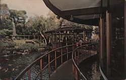 Miniature Lake, Pagoda Hotel & Floating Restaurant Postcard