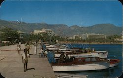 Sport Fishing Acapulco, GR Mexico Lloyd B. Stearns Color Production Postcard Postcard Postcard