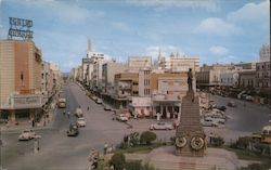 Benito Juarez Monument - Juarez and Pedro Moreno Streets Postcard