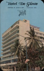 Hotel De Gante Acapulco, GR Mexico Postcard Postcard Postcard