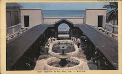 Open Aquarium at Key West, Fla Postcard