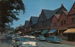 Famous "Casino Block" Newport, RI Postcard Postcard Postcard