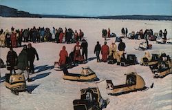 North American Snowmobile Championship Postcard