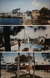 Pine Bayou Ranch Travel Trailer Park Postcard