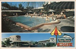 Blue Marlin Motel Key West, FL Postcard Postcard Postcard