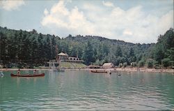 Laurel Park Lake Inn & Cottages Postcard