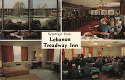 Greetings From Lebanon Treadway Inn Postcard