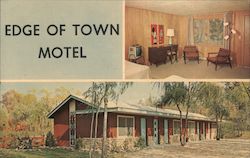Edge of Town Motel Sister Bay, WI Postcard Postcard Postcard