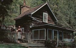 Homesteader's Cabin, Little Norway "The Valley of the Elves" Blue Mounds, WI Postcard Postcard Postcard