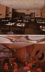 Flying Dutchman Bar & Dutch Kitchen Dining Room Postcard