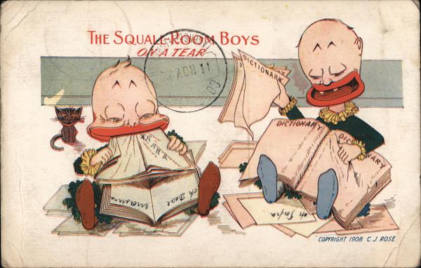 The Squall Room Boys on a Tear C. J. Rose Comic, Funny