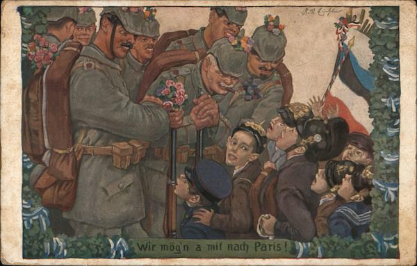 Soldiers talking to Children Munich Germany