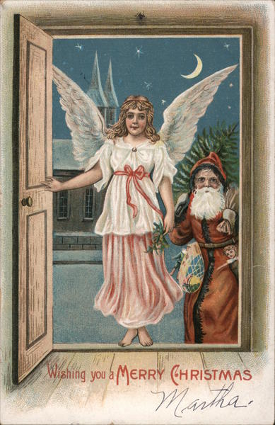 Wishing you a Merry Christmas Angels