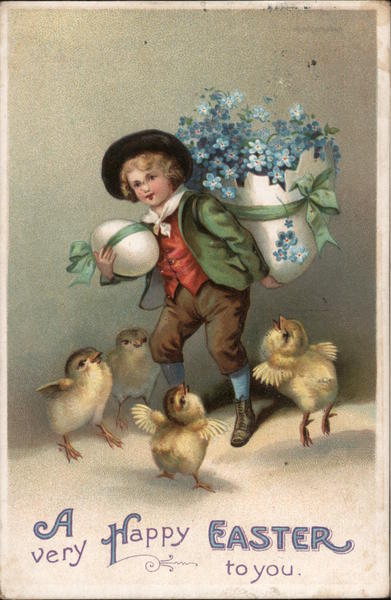 A Very Happy Easter to You With Chicks