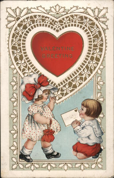 Valentine Greeting Children