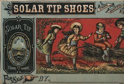 Solar Tip Shoes - Children Playing Trade Card