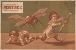Nature's Remedy Vegetine The Great Blood Purifier Advertising Trade Card Trade Card Trade Card