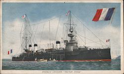 French Cruiser "Victor Hugo" Newark, NJ Postcard Postcard Postcard