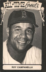 Roy Campanella Catcher Brooklyn Dodgers Postcard