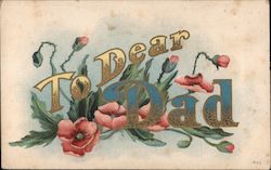 To Dear Dad Postcard