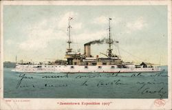 Jamestown Exposition 1907 - Steam Boat 1907 Jamestown Exposition Postcard Postcard Postcard