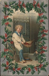 A Happy Christmas Postcard