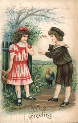 Easter Greeting Postcard