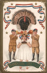 Thanksgiving Greetings Postcard