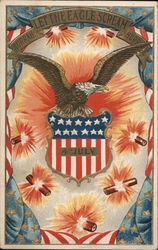 Let the Eagle Scream 4th July Postcard