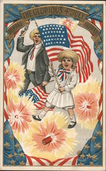 Hurrah! The Glorious 4th of July Hurrah! Postcard