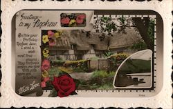 Greetings to My Nephew Postcard