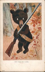Out for big game Postcard