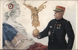 Fortune is silver but victory is gold Postcard