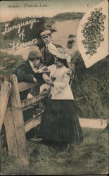 Language of Flowers - Acacia - Platonic Love Postcard