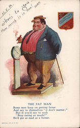 The Fat Man Postcard