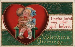 I Never Loved Any Other Girl Before - Valentine Greetings Postcard
