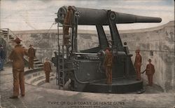 Type of our Coast Defense Guns Army Postcard Postcard Postcard