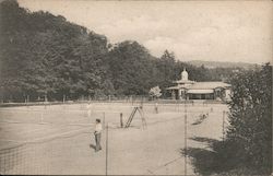 Der Lawn-Tennisplatz Postcard