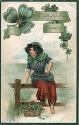 St. Patrick's Day Greeting Postcard Postcard 
