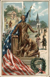 Tuck's Series "Lincoln's Birthday" - Emancipation Postcard