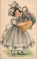 To My Valentine, I'm Ready, If Your Love Is True, To Offer Now My Heart To You Postcard