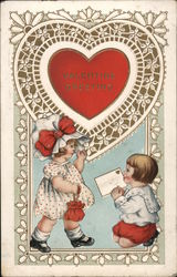 Valentine Greeting Postcard