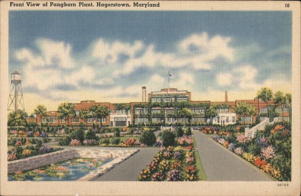 Front View of Pangborn Plant Hagerstown Maryland