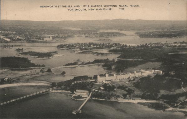 Wentworth-by-the-Sea and Little Harbor Showing Naval Prison Portsmouth New Hampshire