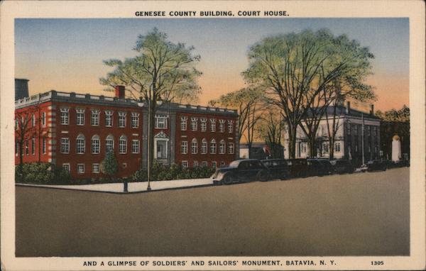 Genesee County Building Court House Batavia New York