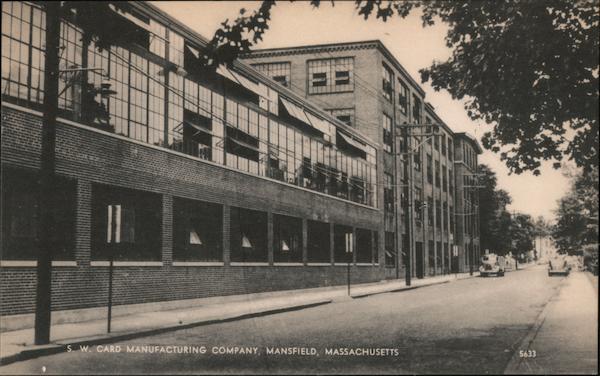 S.W. Card Manufacturing Company Mansfield Massachusetts