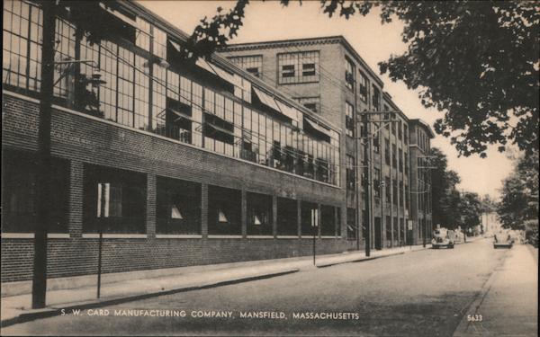 S.W. Card Manufacturing Company Mansfield Massachusetts